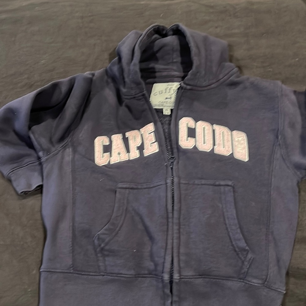 💕Perfect Condition Cutfys Cape Cod Hoodie Blue/Pink XS (5/6)💕